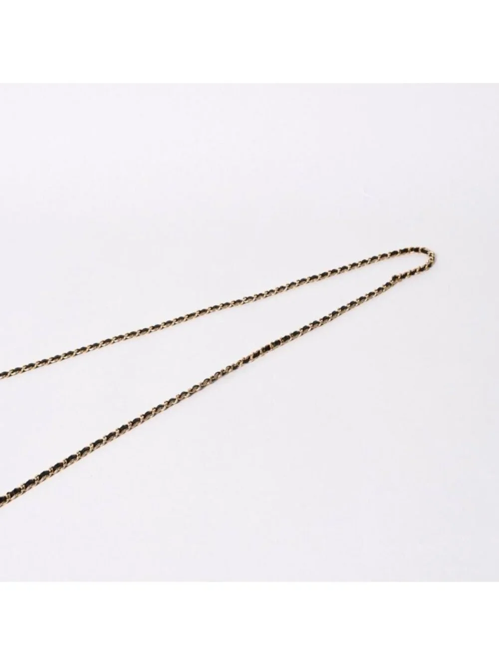 Chanel Chain Wallet CC Logo Caviar Leather Black Gold Shoulder Bag